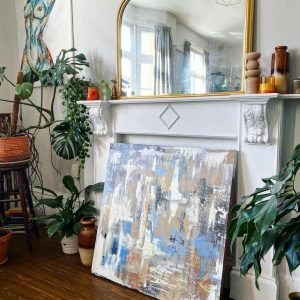 “Cerulean Light” Abstract 2021